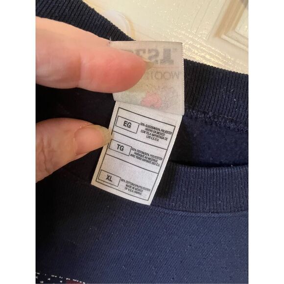 Vintage Myrtle Beach Navy Sweat Shirt L - Picture 5 of 7